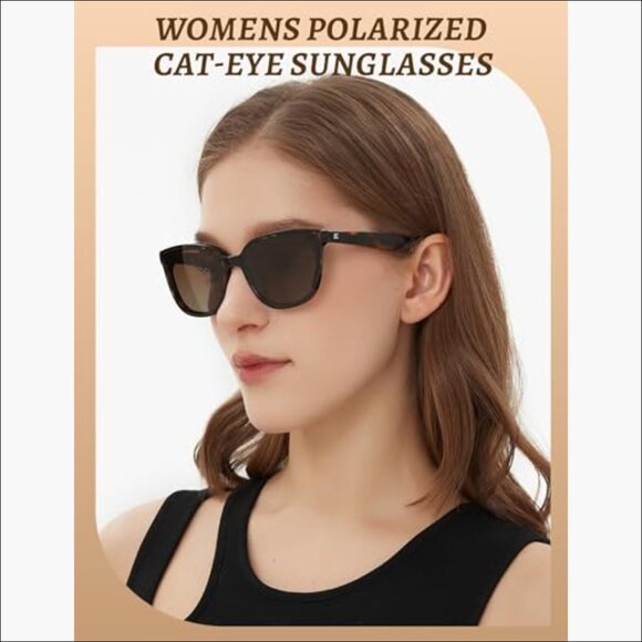 Polarized Cat-Eye Sunglasses with Acetate Frame and Nylon Lens main image 7